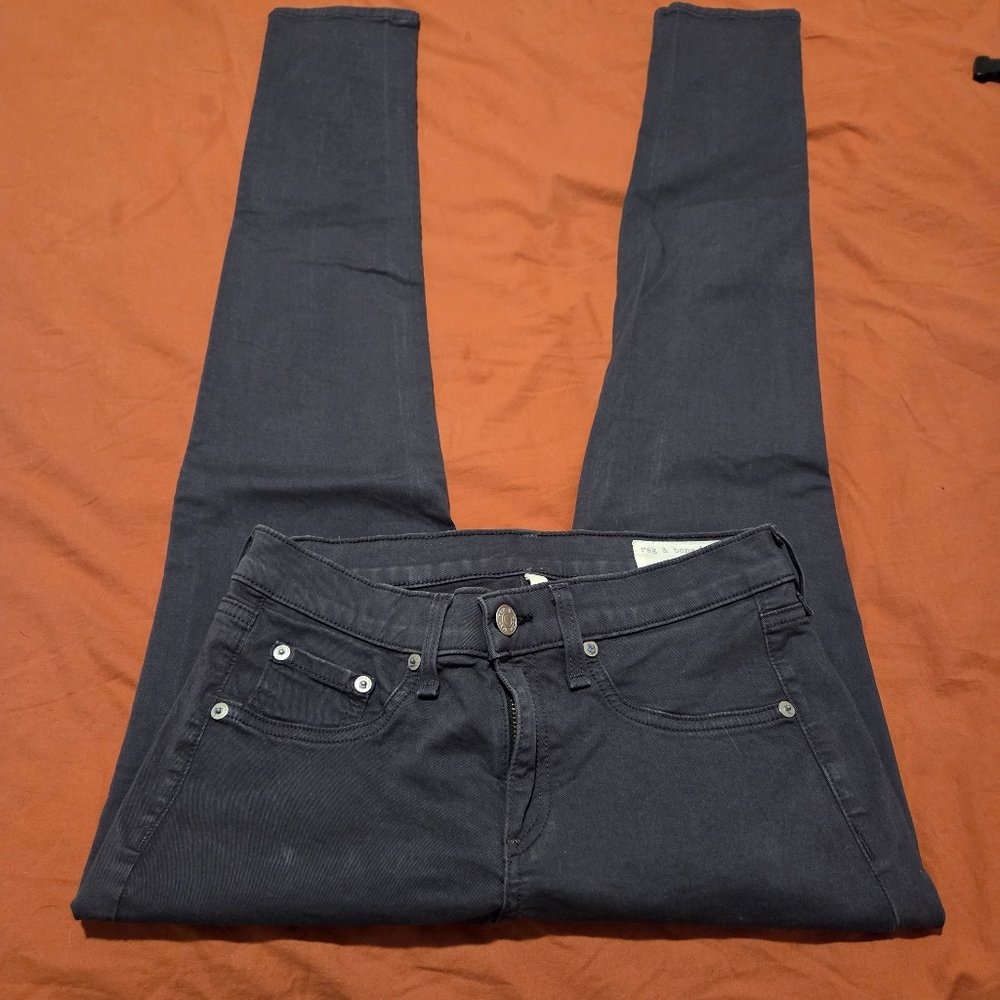 Rag & Bone Skinny Jeans Dark Gray Size 26